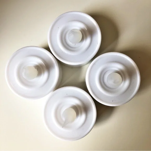 Ceramic Halloween Bucket Candle or Candy Holder Handle Open Stars Hand Painted - Picture 10 of 10